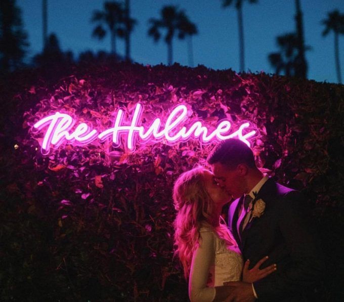 Neon Wedding Signs