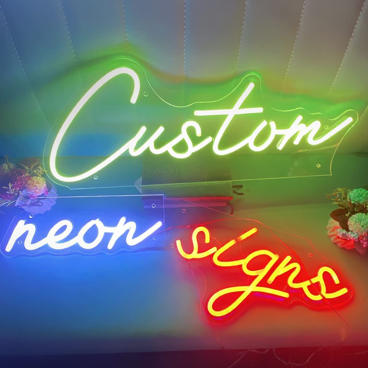 business neon sign