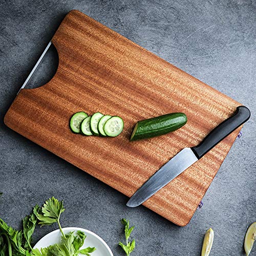 The Perfect Pairing of a Victorinox Swiss Army Knife and a Large Wooden Chopping Board